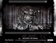 Tablet Screenshot of diaryofdreams.de